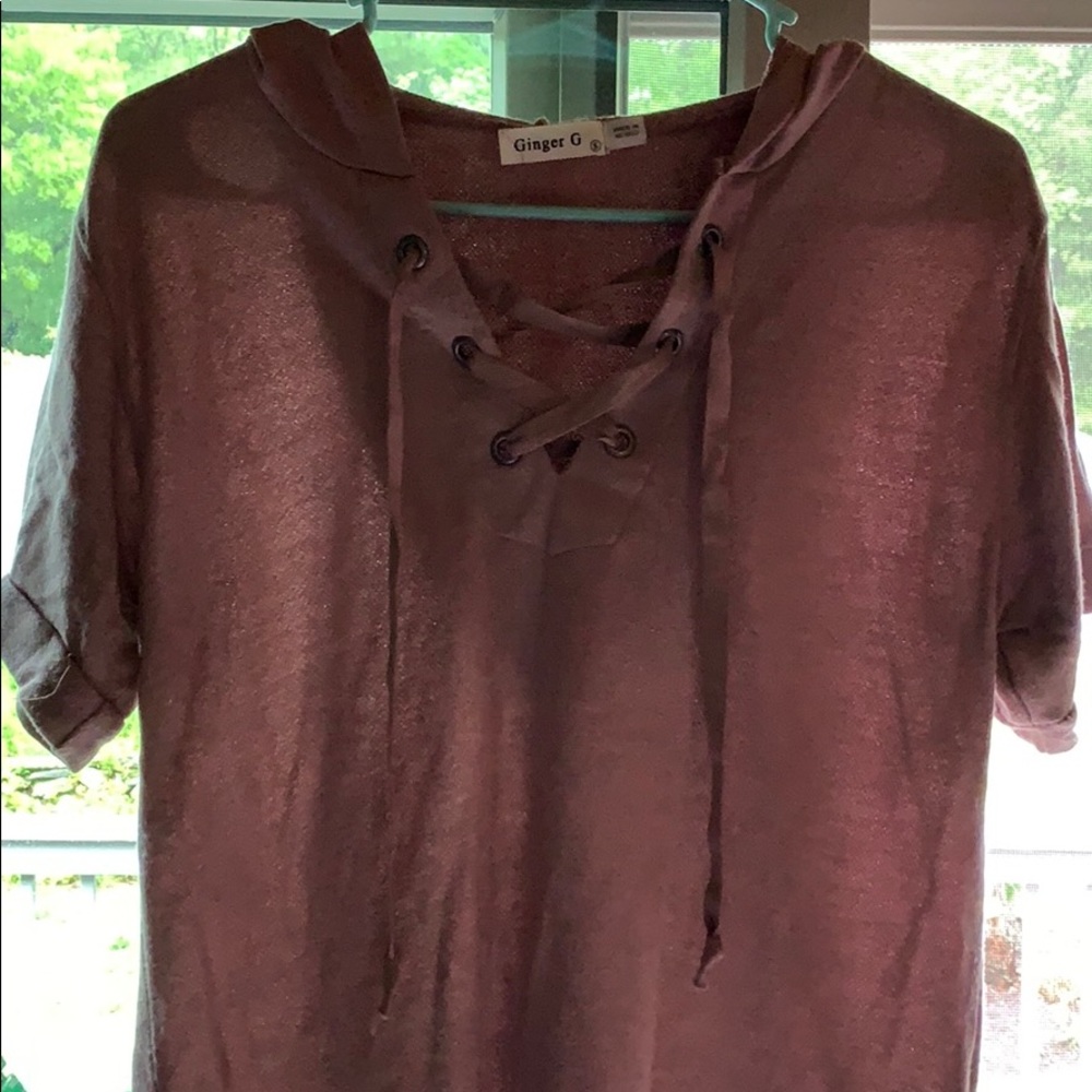 Soft tee hoodie